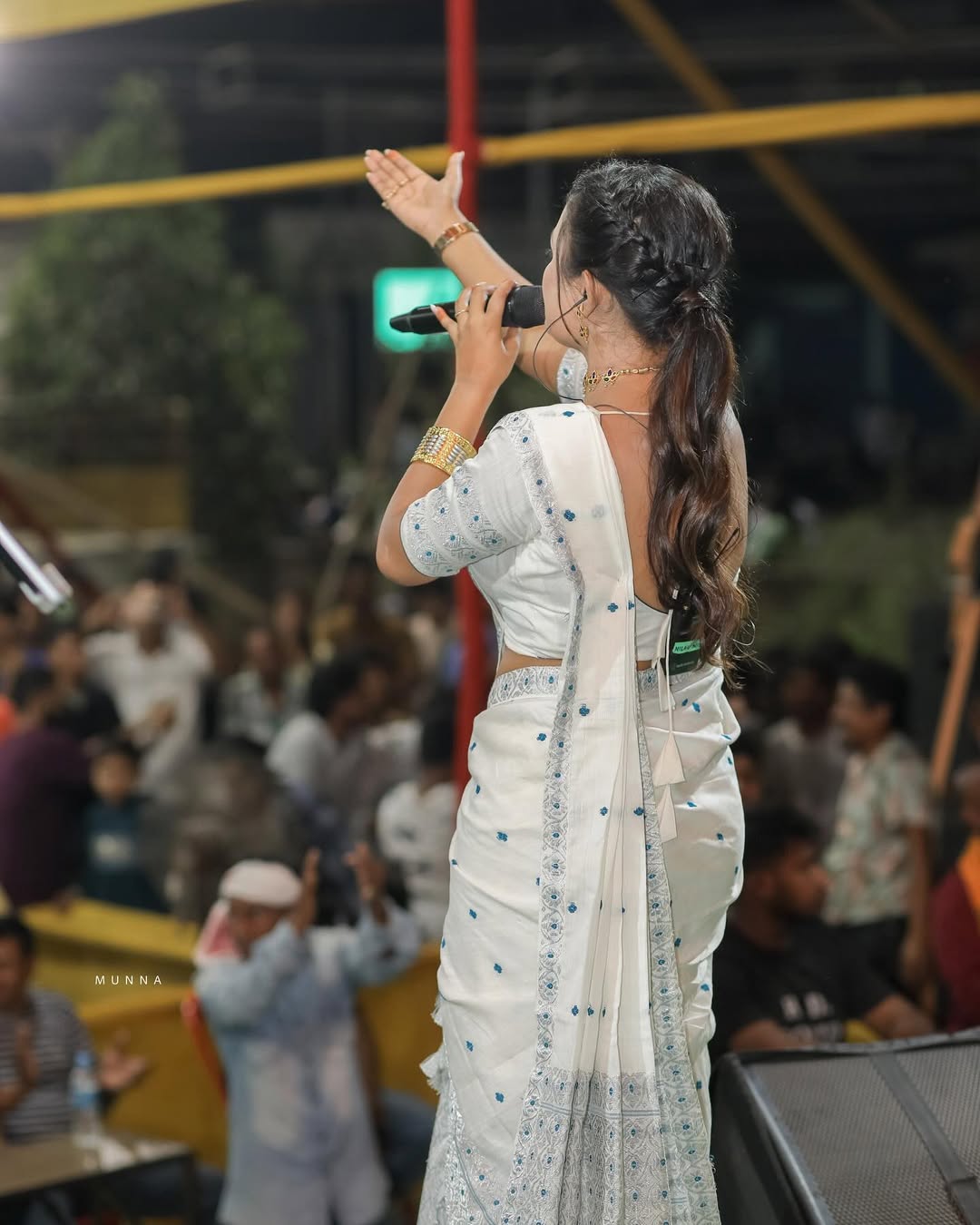 Trending White Mixpaat Assamese Mekhela Chador Set – Art Silk Elegance